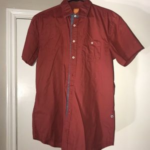 EUC Hugo boss short sleeve button up